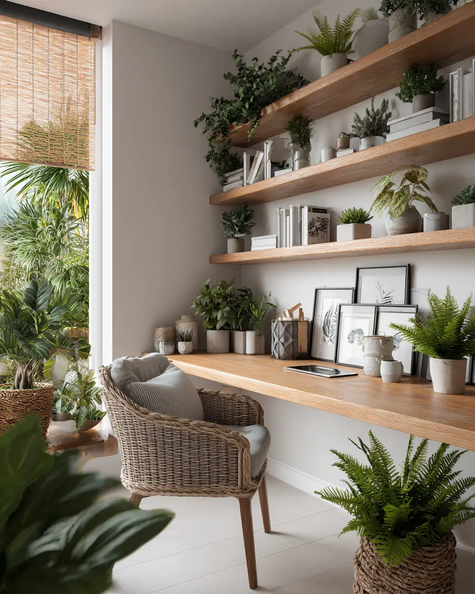 Apartment Coastal Home Office Decor Ideas