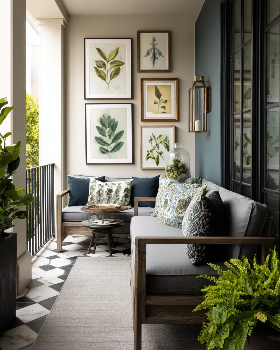 Apartment Modern Porch Decor Ideas