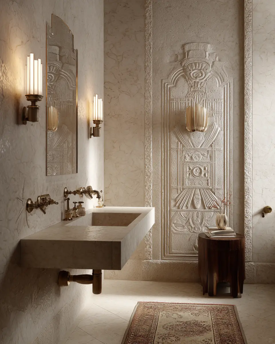 Art Deco Bathroom Decor Ideas - Featured