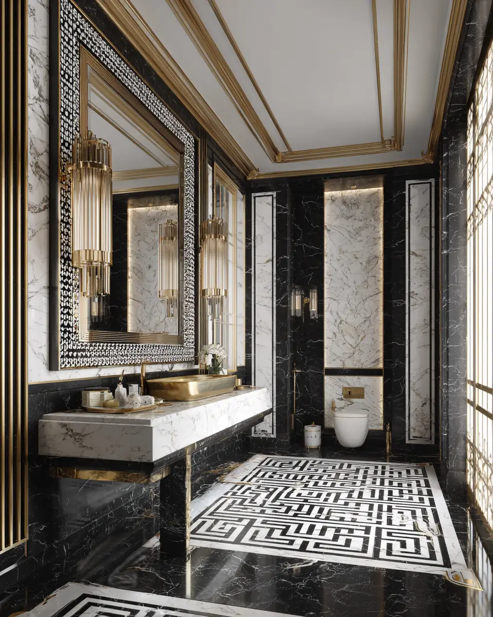 Art Deco Bathroom Decor Ideas