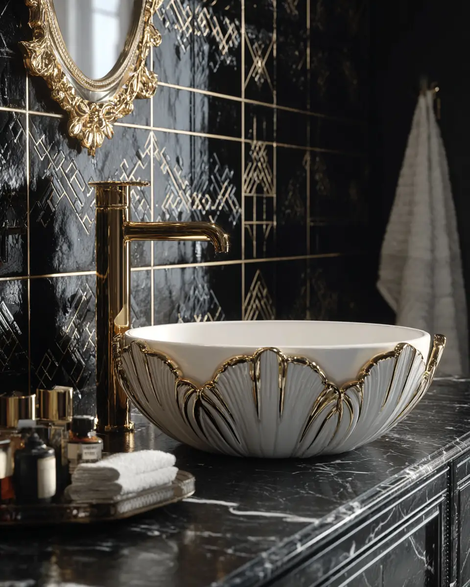 Art Deco Bathroom Decor Ideas