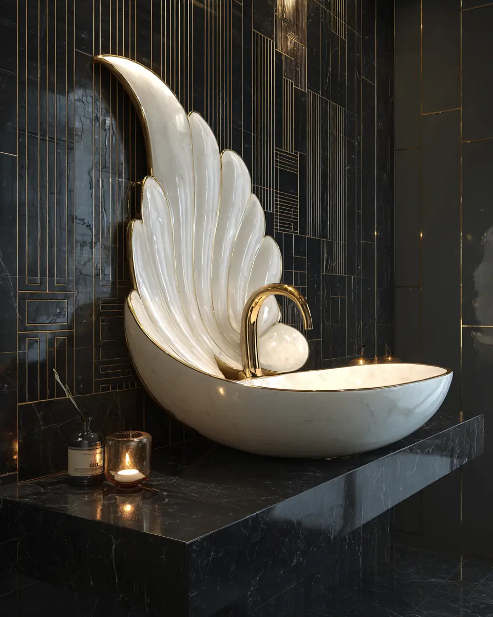 Art Deco Bathroom Decor Ideas
