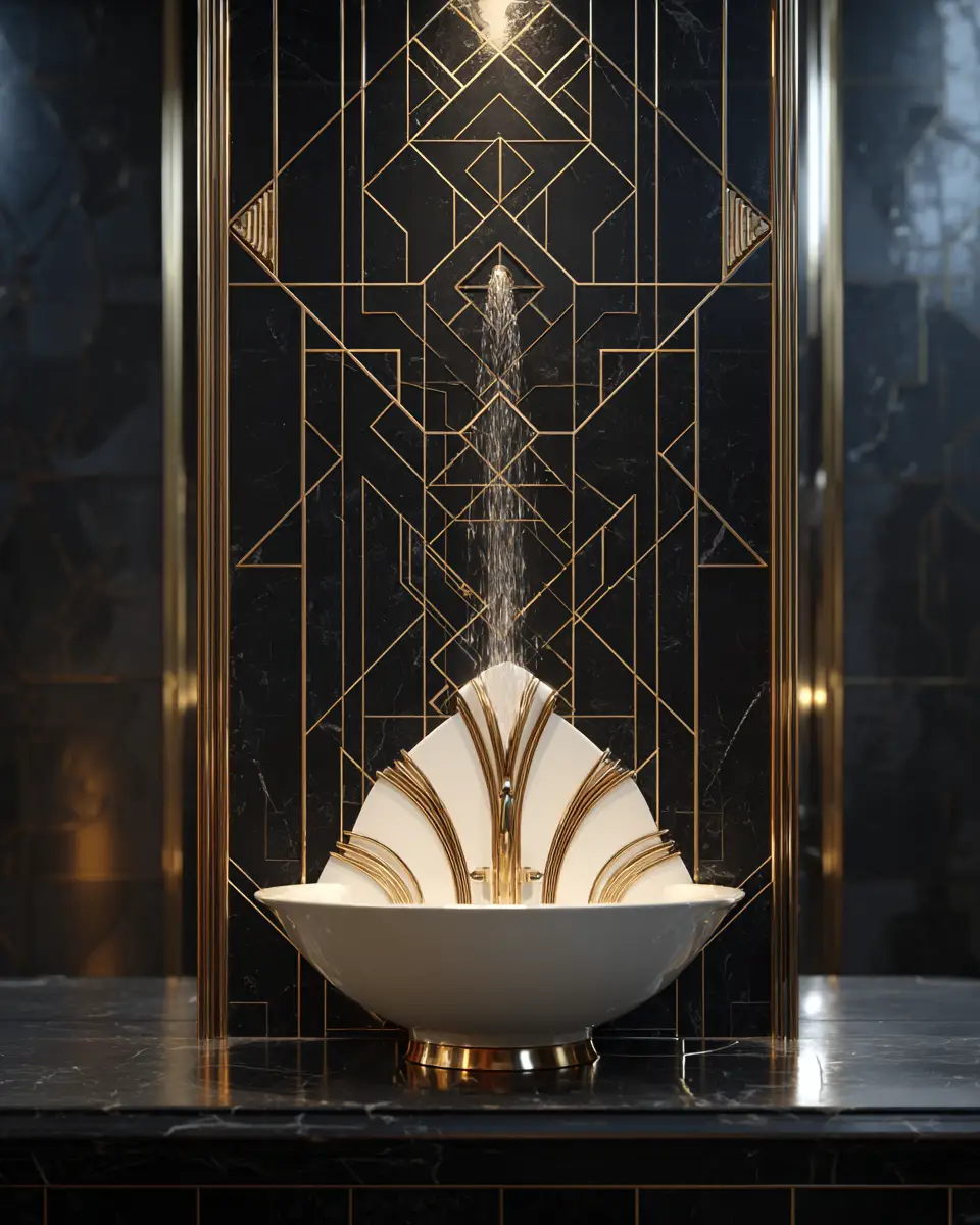 Art Deco Bathroom Decor Ideas