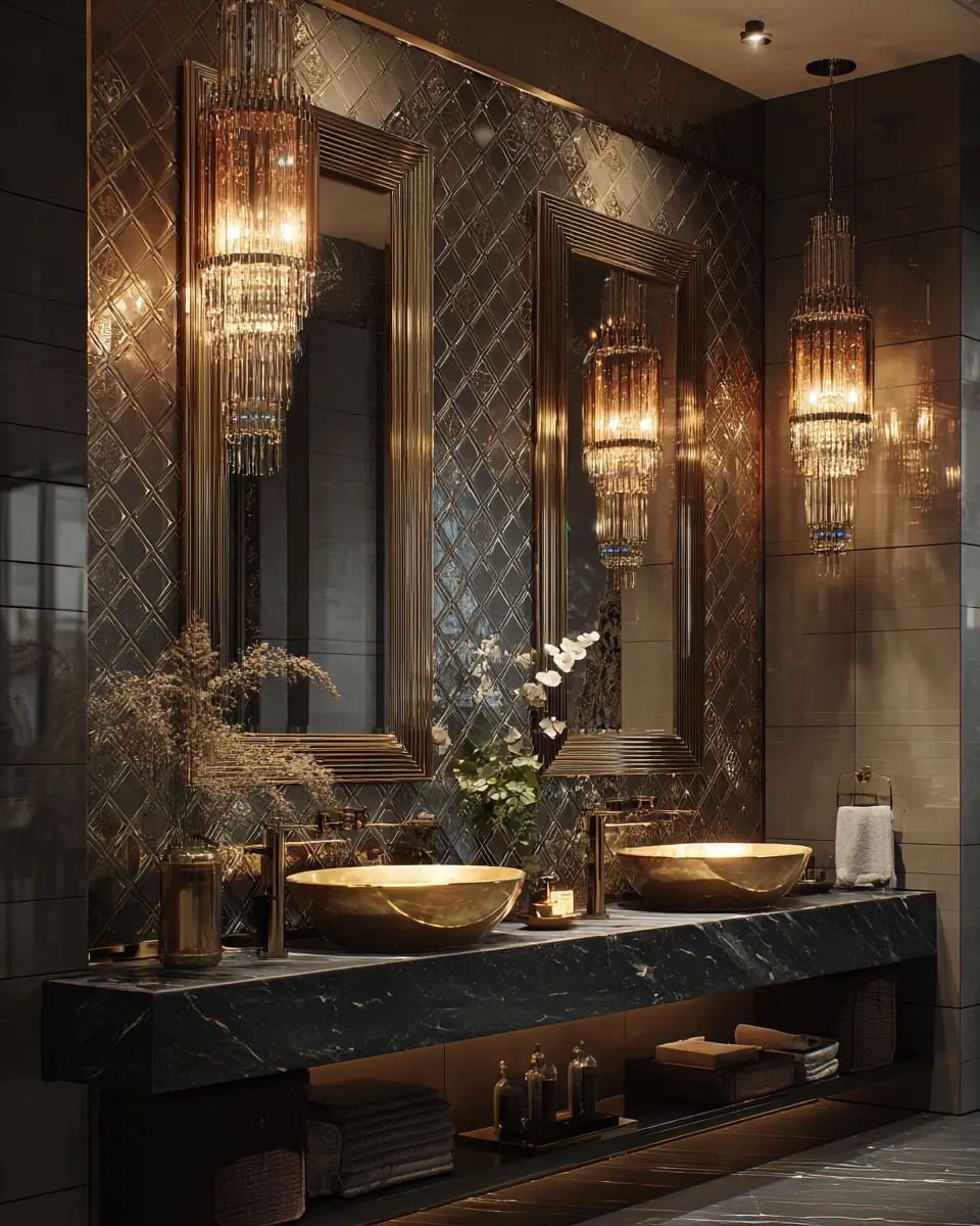 Art Deco Bathroom Decor Ideas