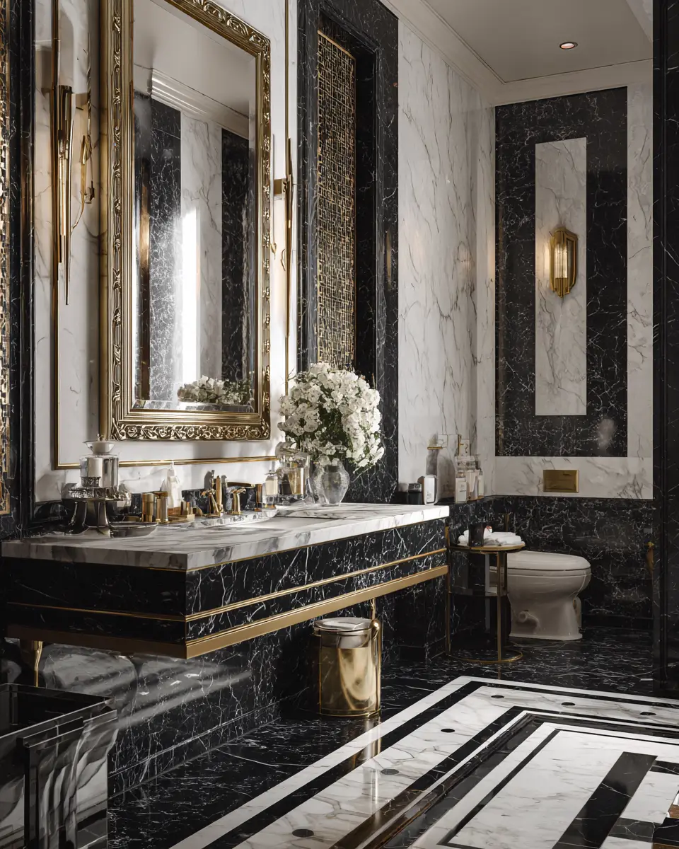 Art Deco Bathroom Decor Ideas
