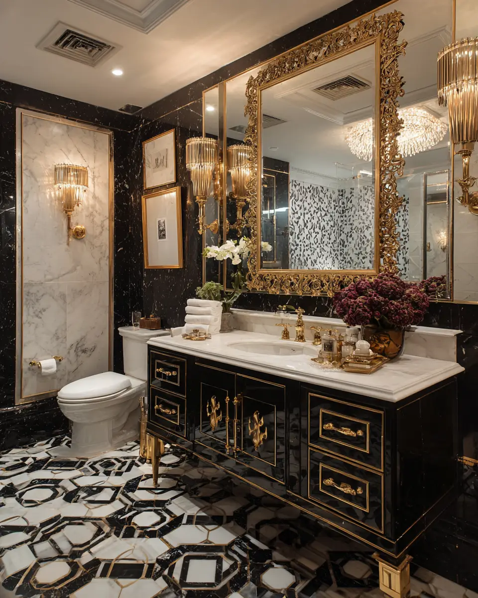 Art Deco Bathroom Decor Ideas