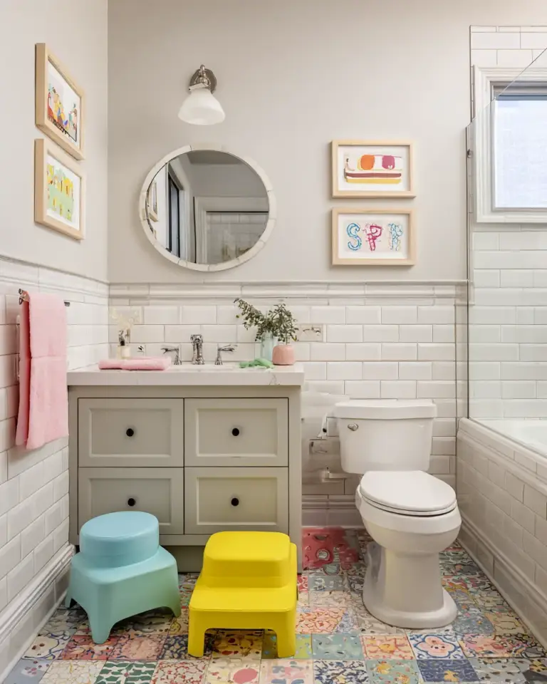 Bathroom Decor Ideas For Families - Featured