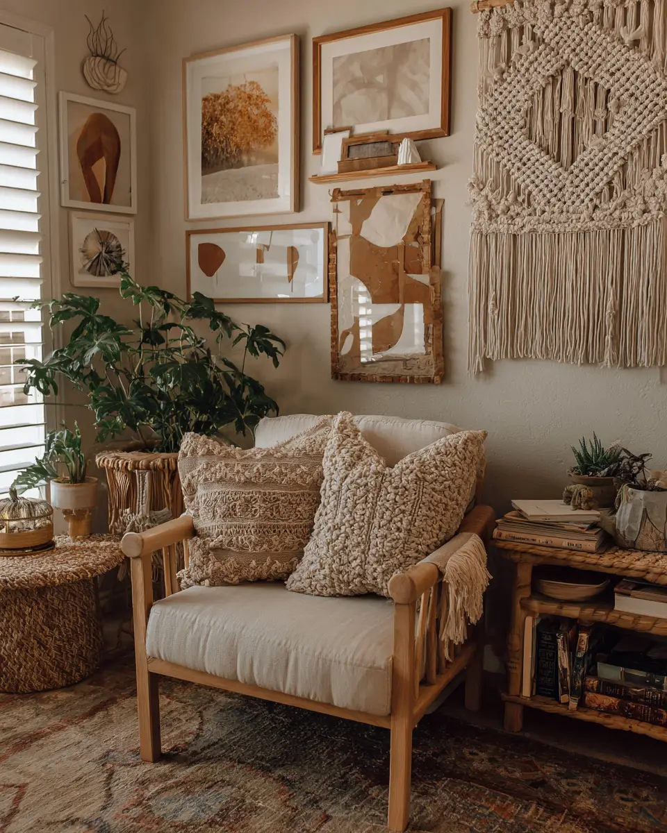 Beige Boho Garage Decor Ideas