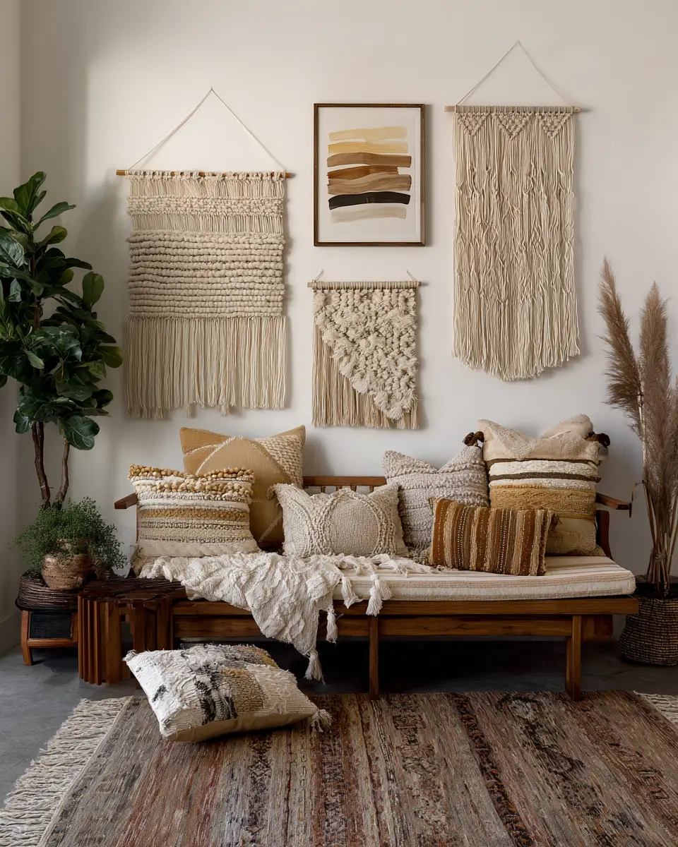 Beige Boho Garage Decor Ideas
