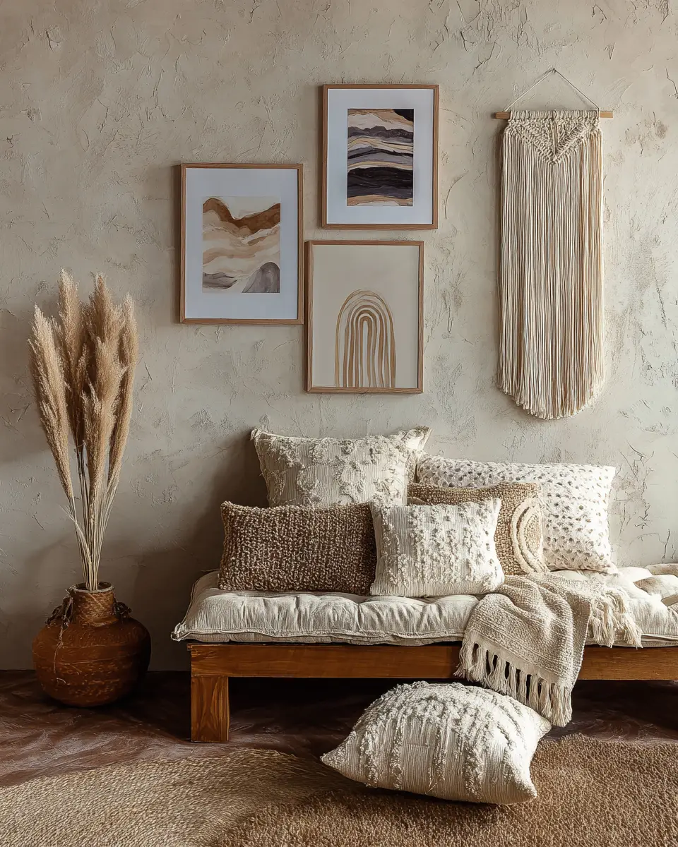 Beige Boho Garage Decor Ideas
