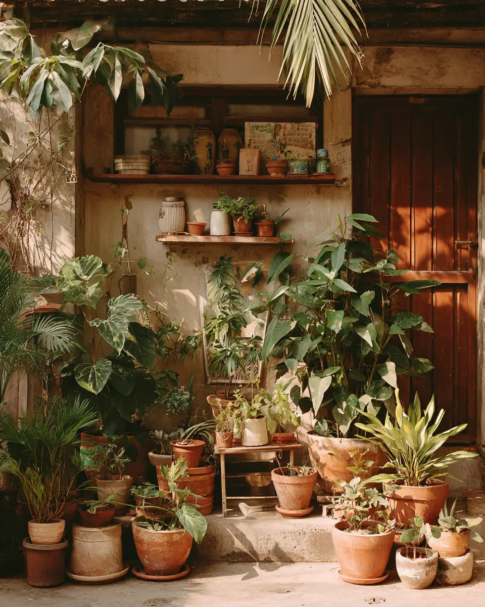 Beige Boho Garage Decor Ideas