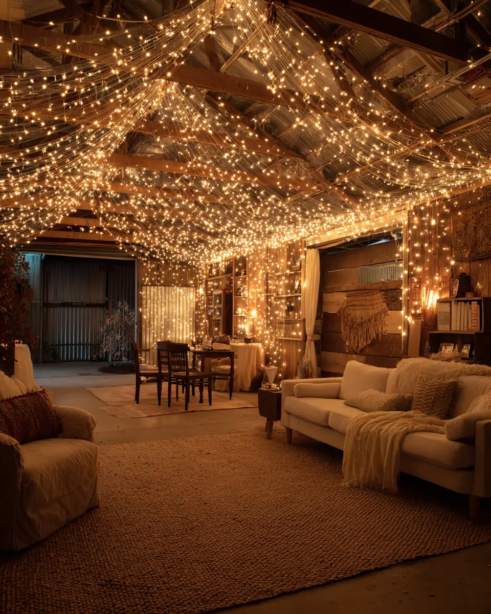 Beige Boho Garage Decor Ideas