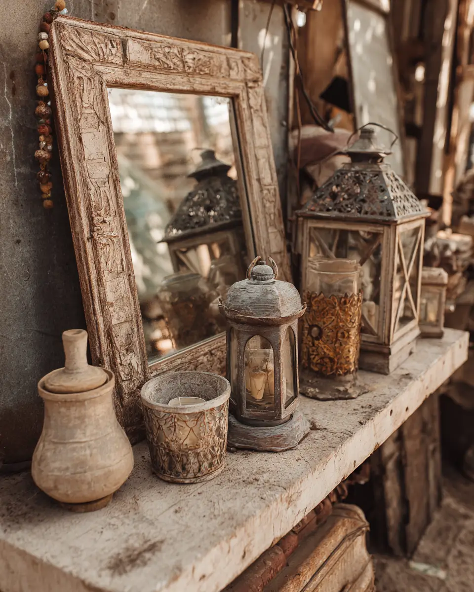 Beige Boho Garage Decor Ideas