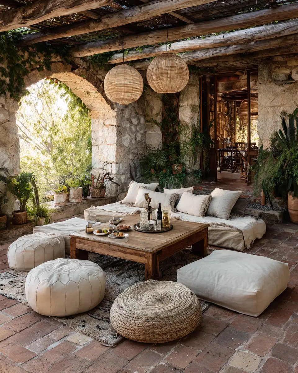 Beige Boho Garage Decor Ideas