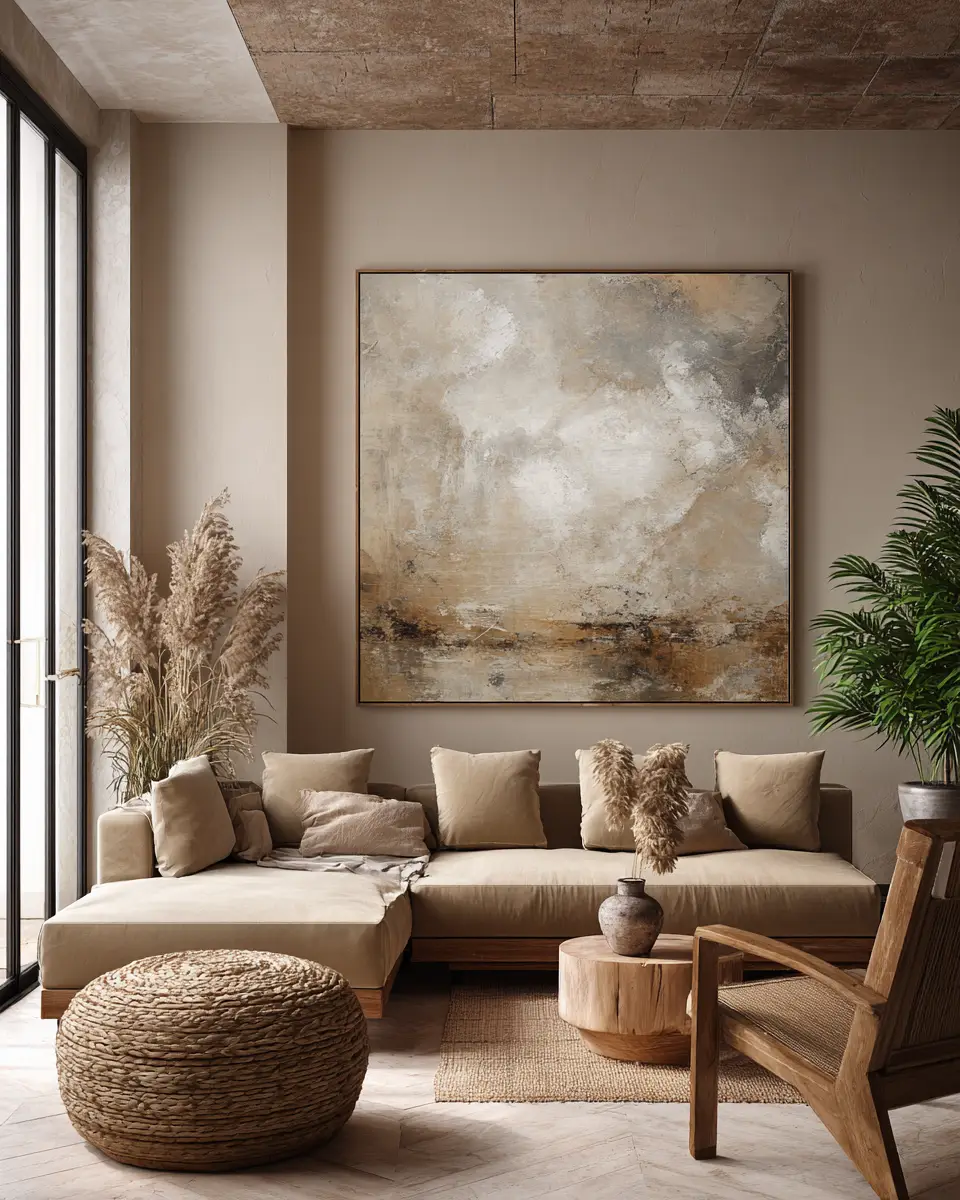 Beige Boho Garage Decor Ideas