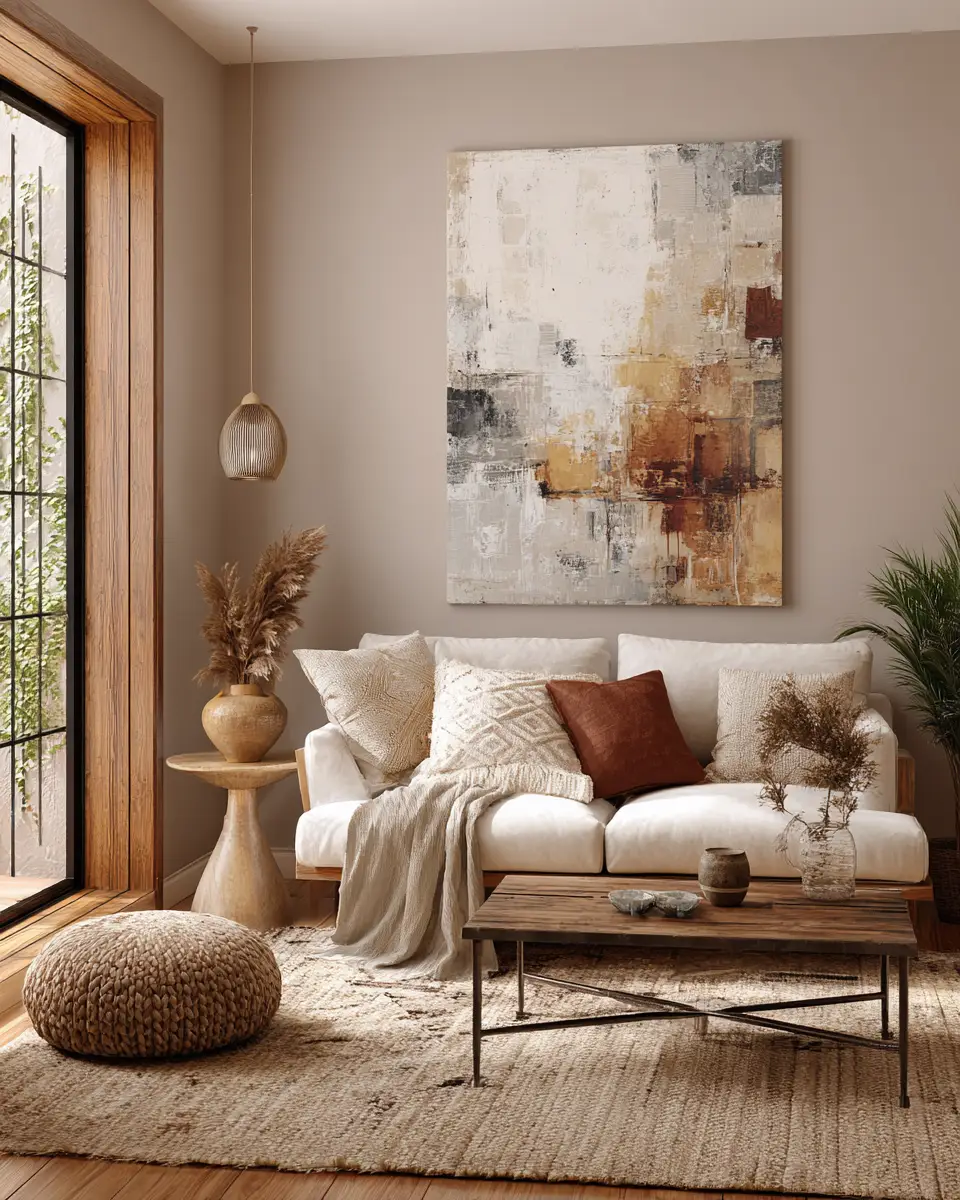 Beige Boho Garage Decor Ideas