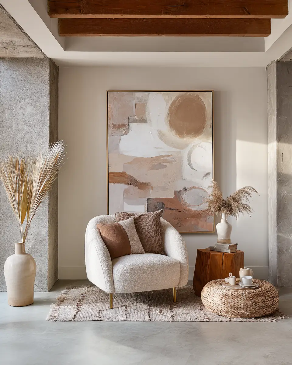 Beige Boho Garage Decor Ideas