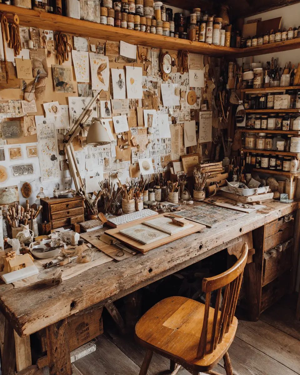 Beige Boho Garage Decor Ideas