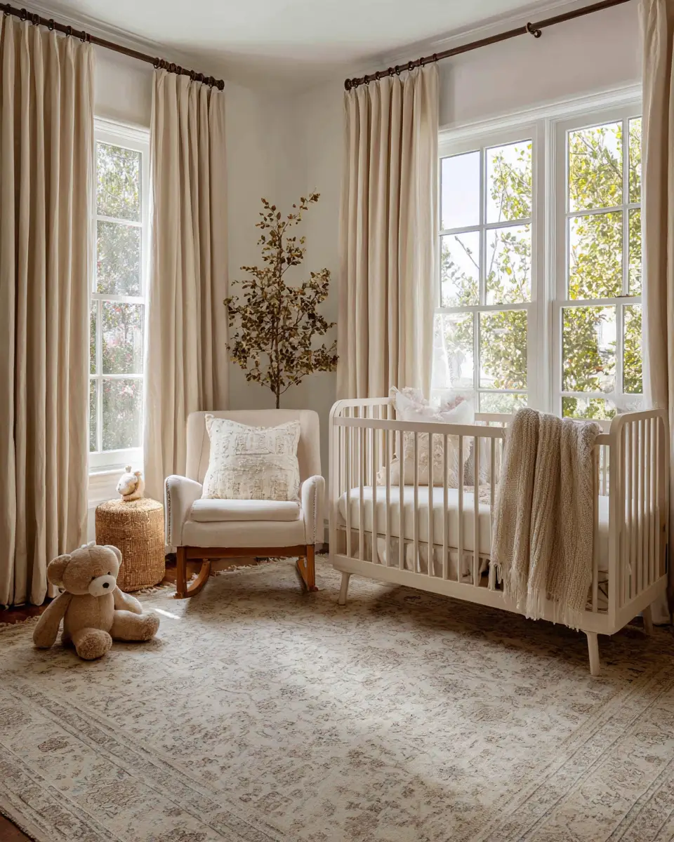 Beige Classic Nursery Decor Ideas