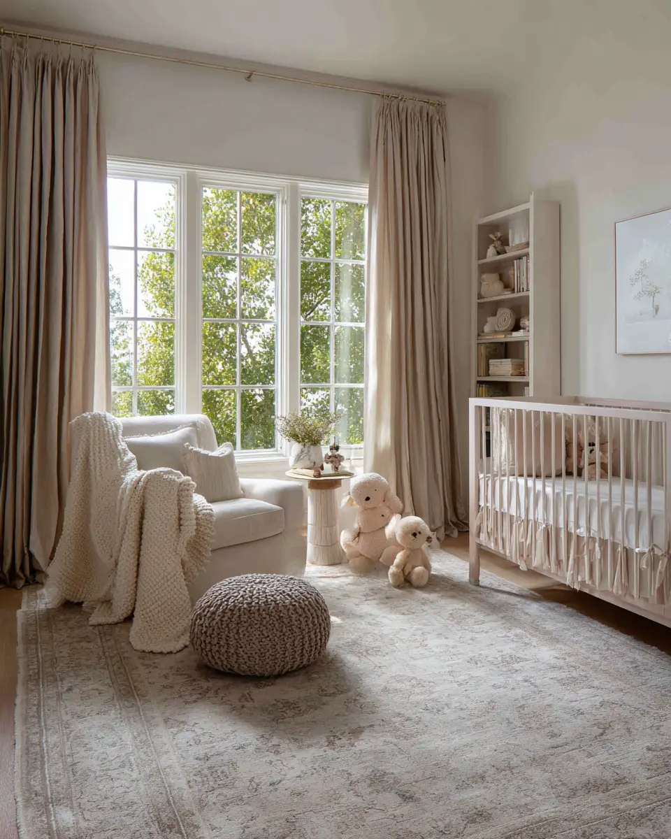 Beige Classic Nursery Decor Ideas