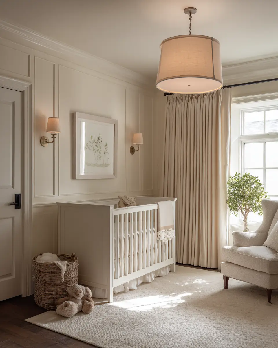 Beige Classic Nursery Decor Ideas