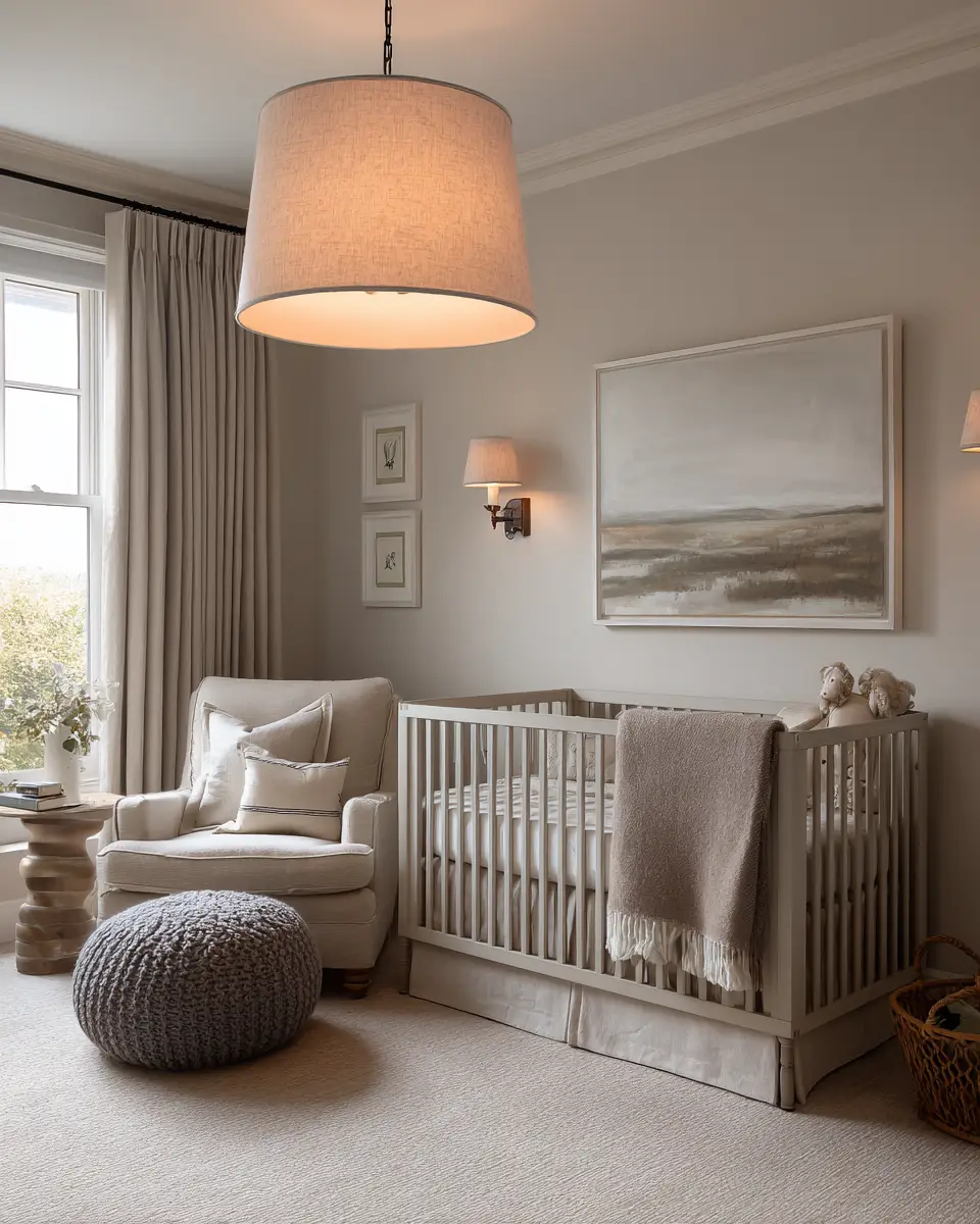 Beige Classic Nursery Decor Ideas