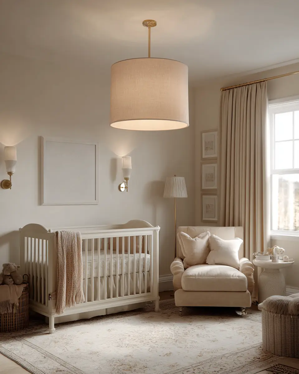 Beige Classic Nursery Decor Ideas