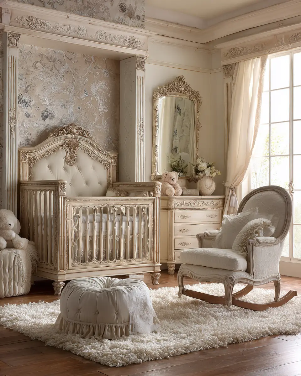 Beige Classic Nursery Decor Ideas