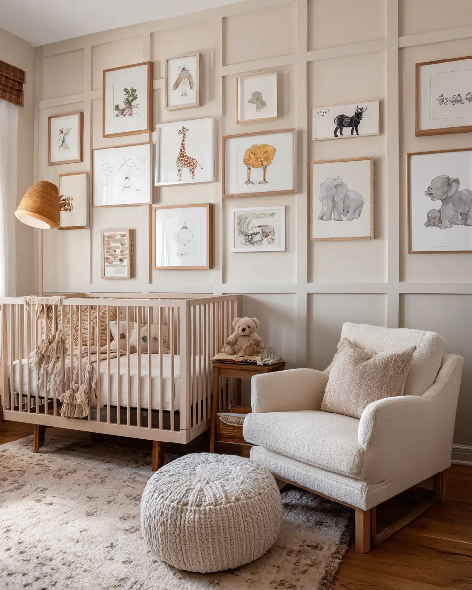 Beige Classic Nursery Decor Ideas