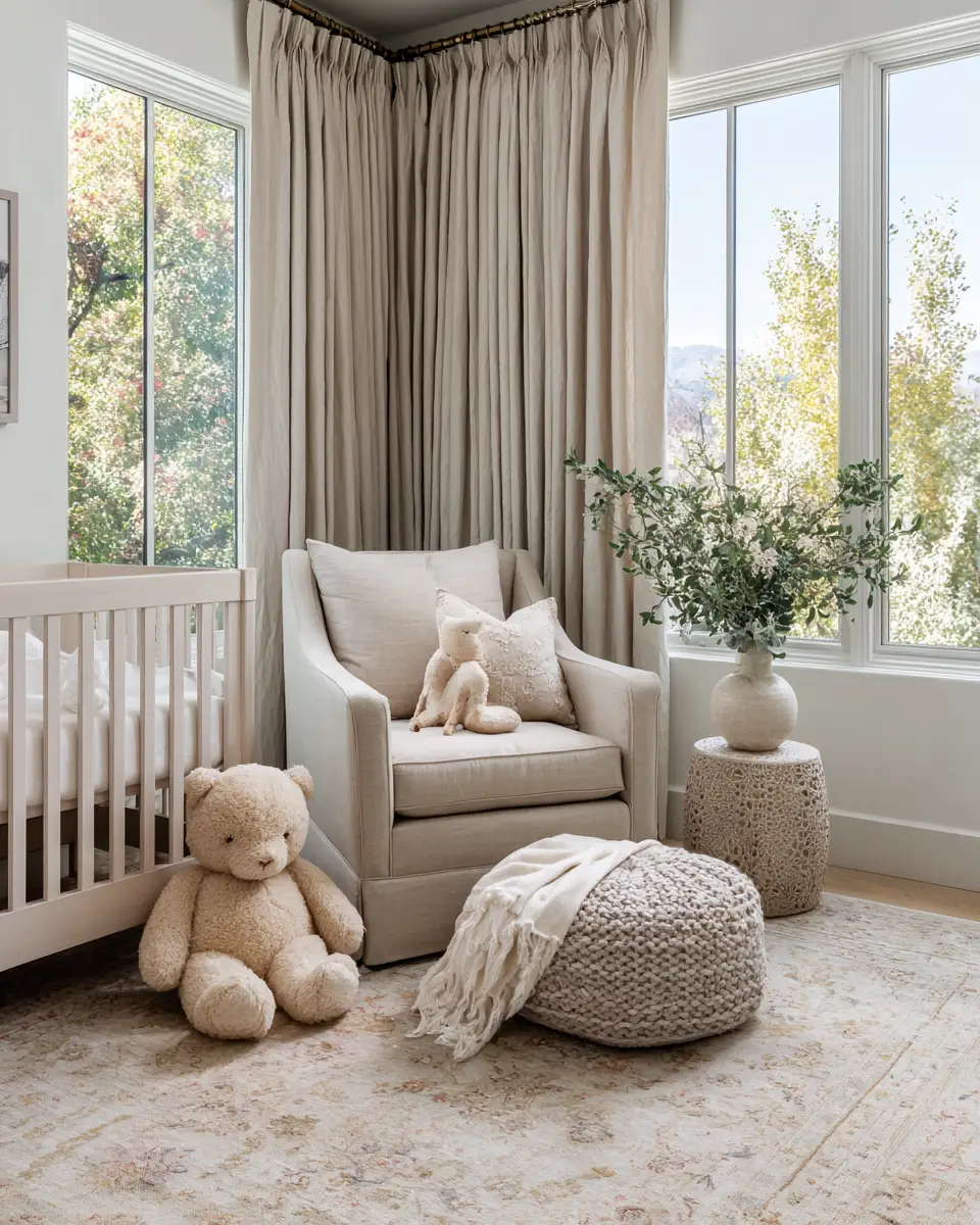 Beige Classic Nursery Decor Ideas