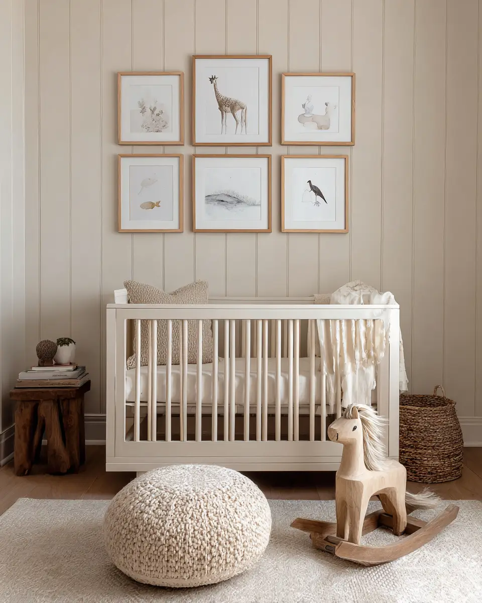 Beige Classic Nursery Decor Ideas