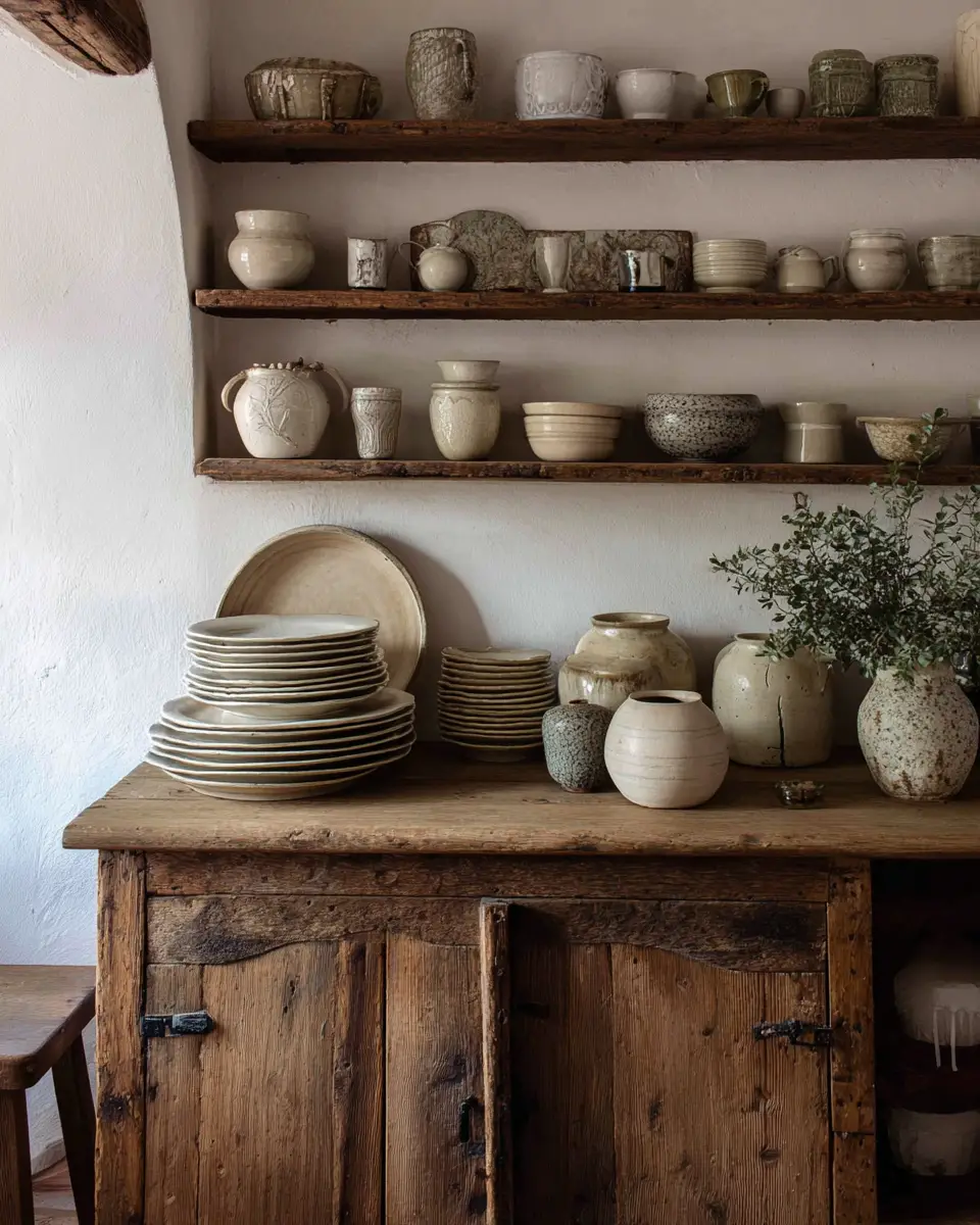 Beige Farmhouse Dining Room Decor Ideas