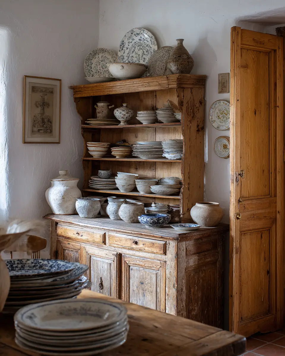 Beige Farmhouse Dining Room Decor Ideas