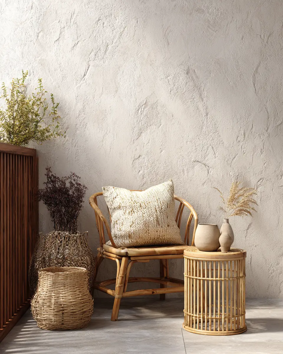 Beige Minimalist Balcony Decor Ideas