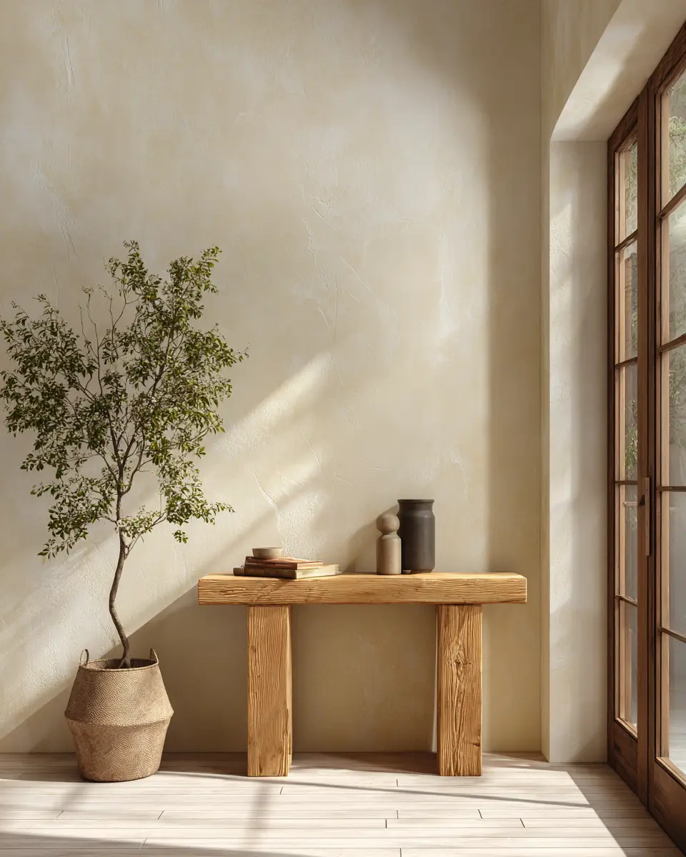 Beige Minimalist Entryway Decor Ideas