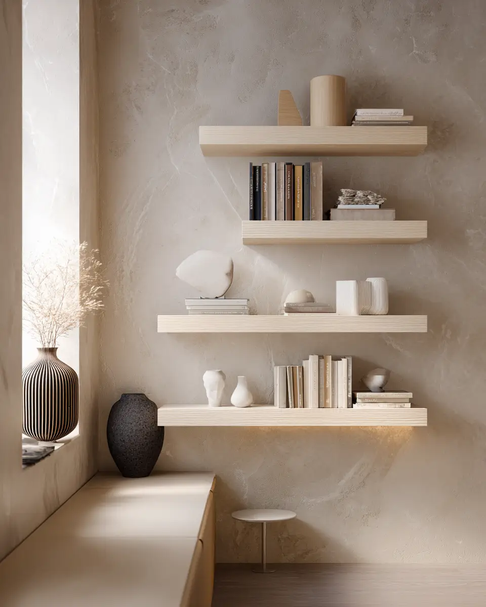 Beige Minimalist Entryway Decor Ideas