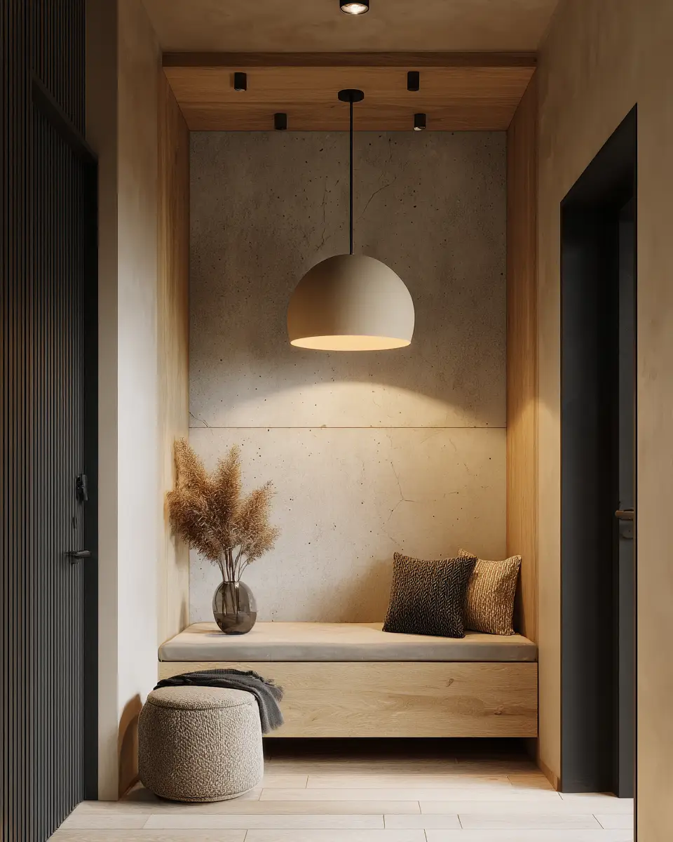 Beige Minimalist Entryway Decor Ideas