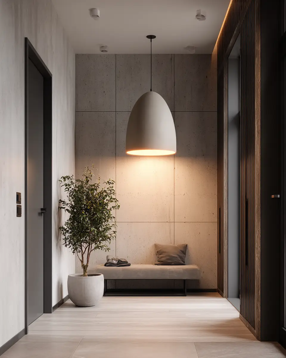 Beige Minimalist Entryway Decor Ideas