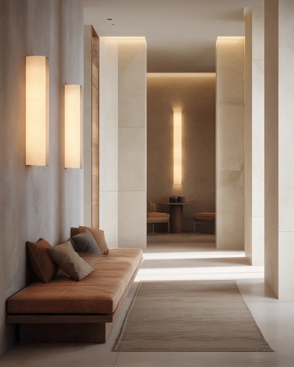 Beige Minimalist Entryway Decor Ideas