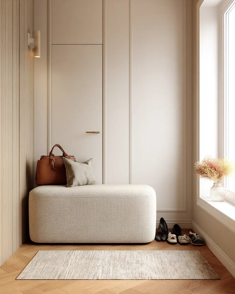 Beige Minimalist Entryway Decor Ideas