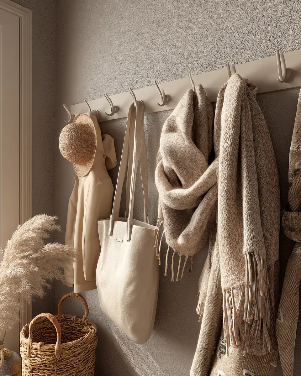 Beige Minimalist Entryway Decor Ideas