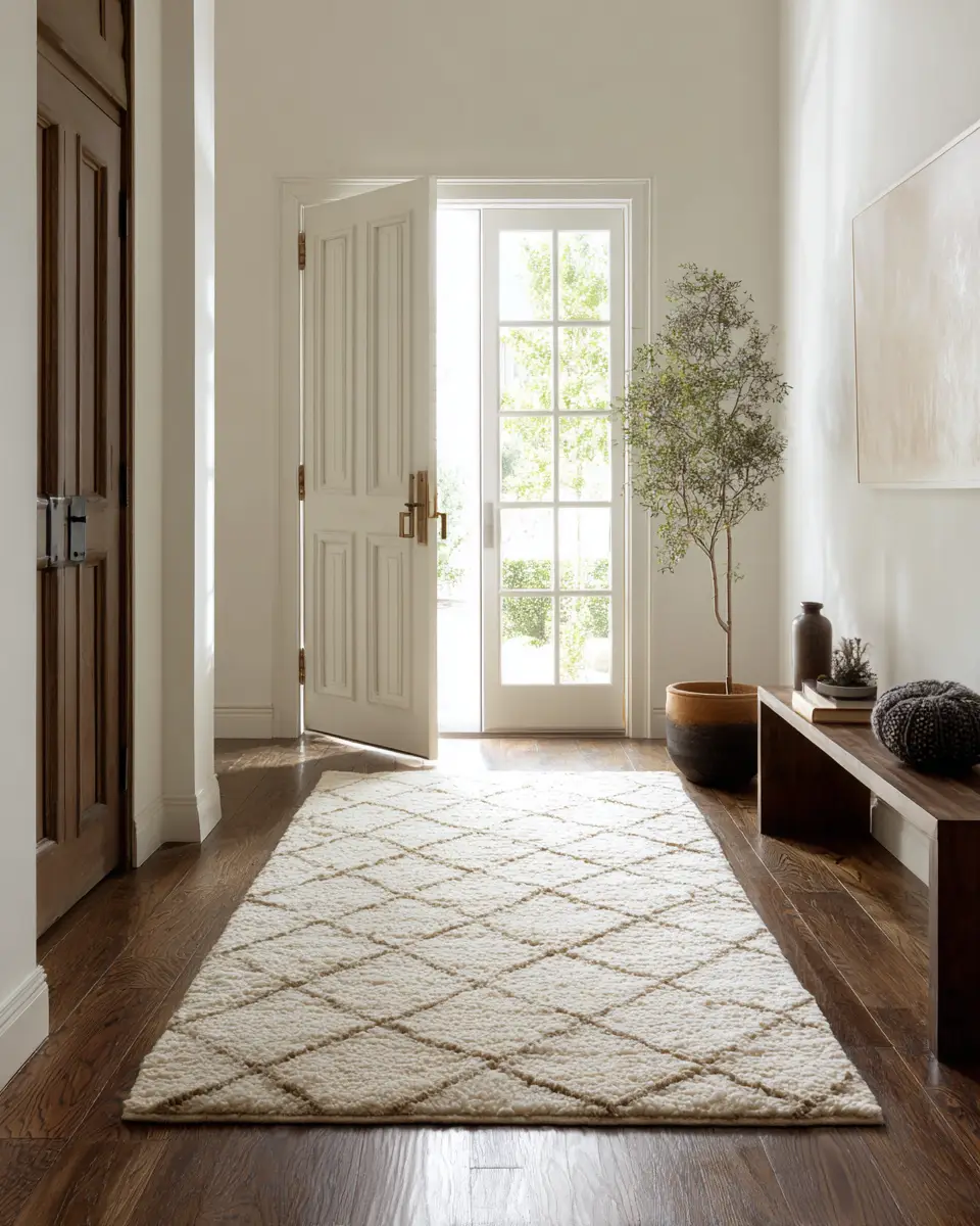 Beige Minimalist Entryway Decor Ideas