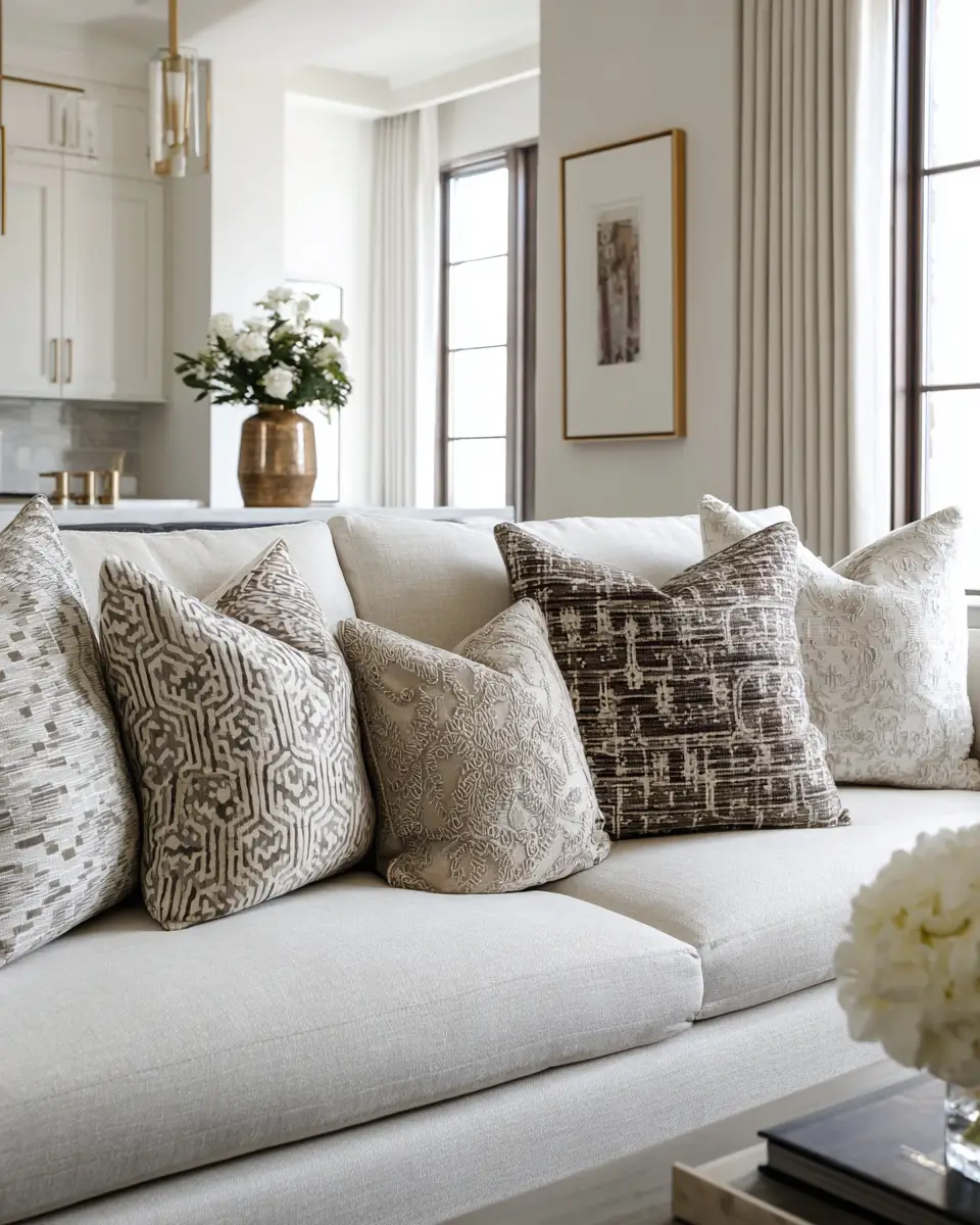 Beige Scandinavian Living Room Decor Ideas