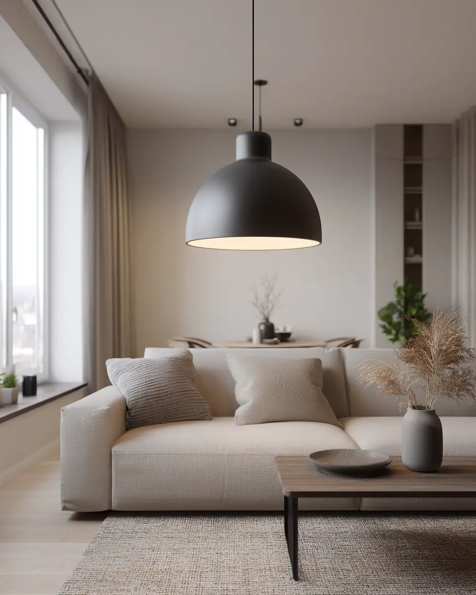 Beige Scandinavian Living Room Decor Ideas