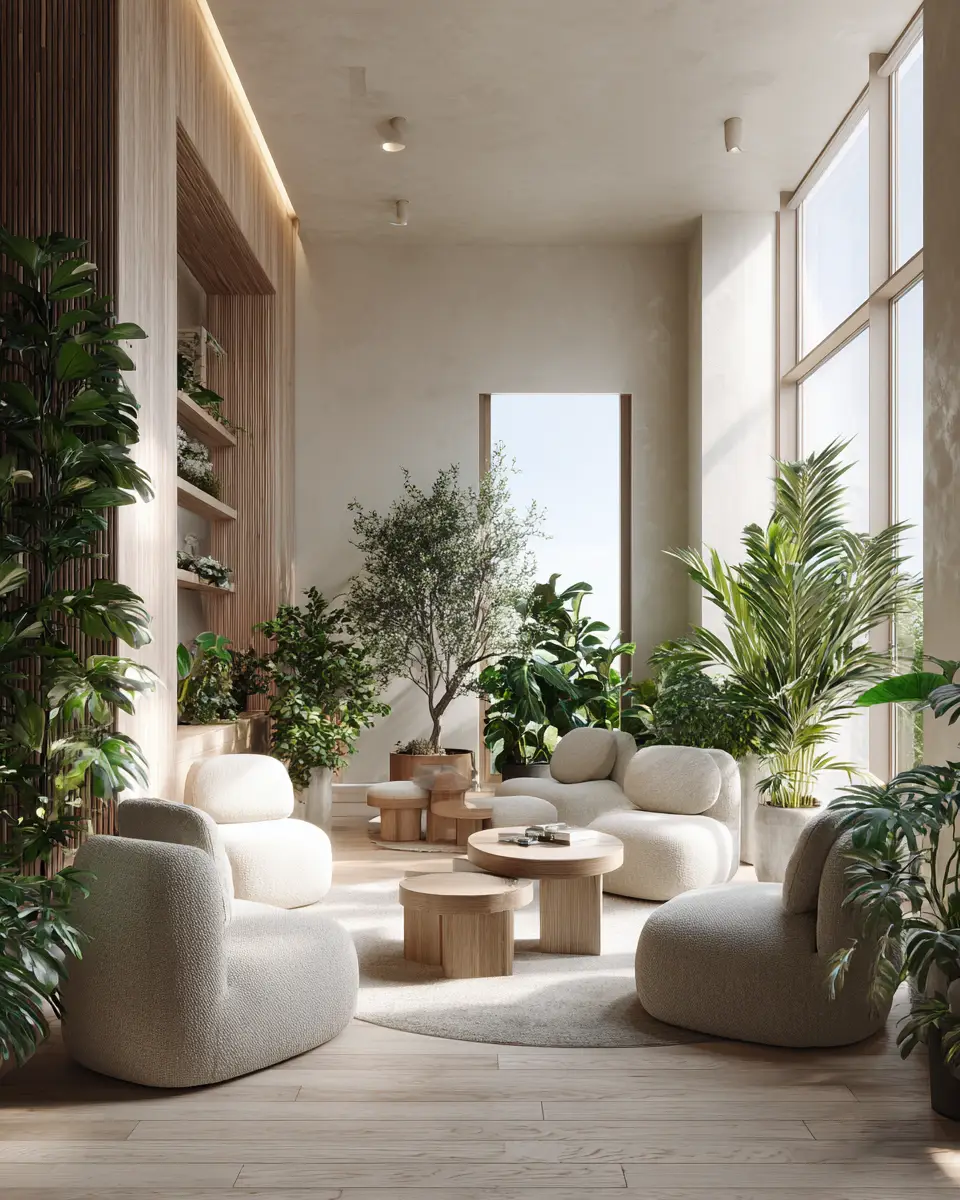 Beige Scandinavian Living Room Decor Ideas