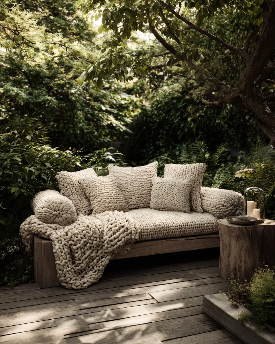 Beige Scandinavian Patio Decor Ideas