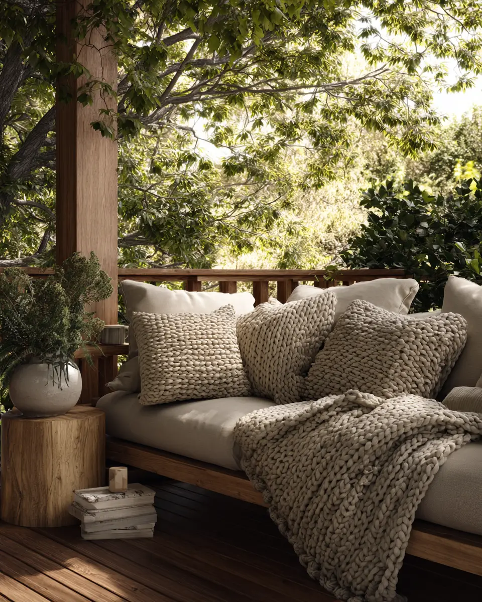 Beige Scandinavian Patio Decor Ideas