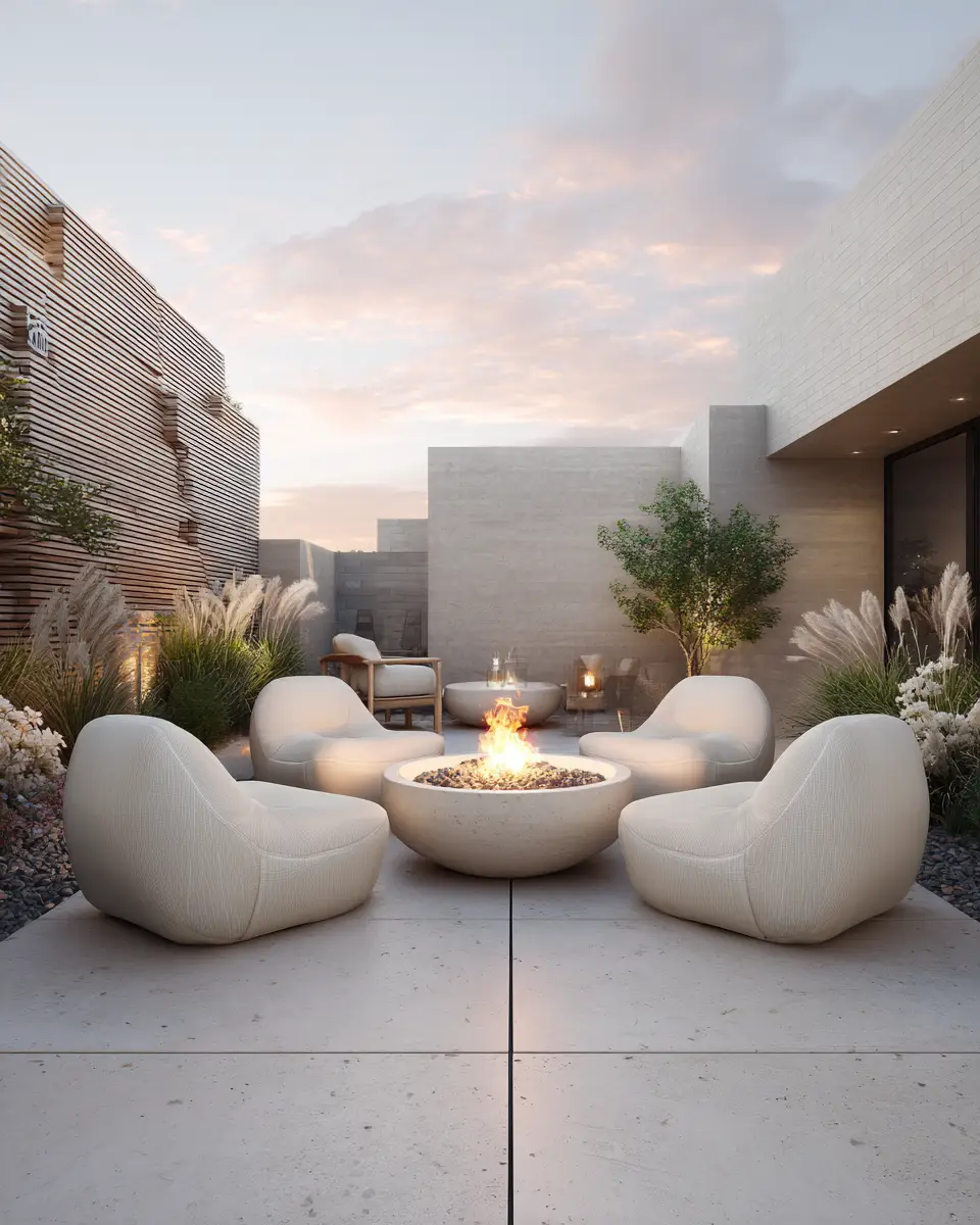 Beige Scandinavian Patio Decor Ideas