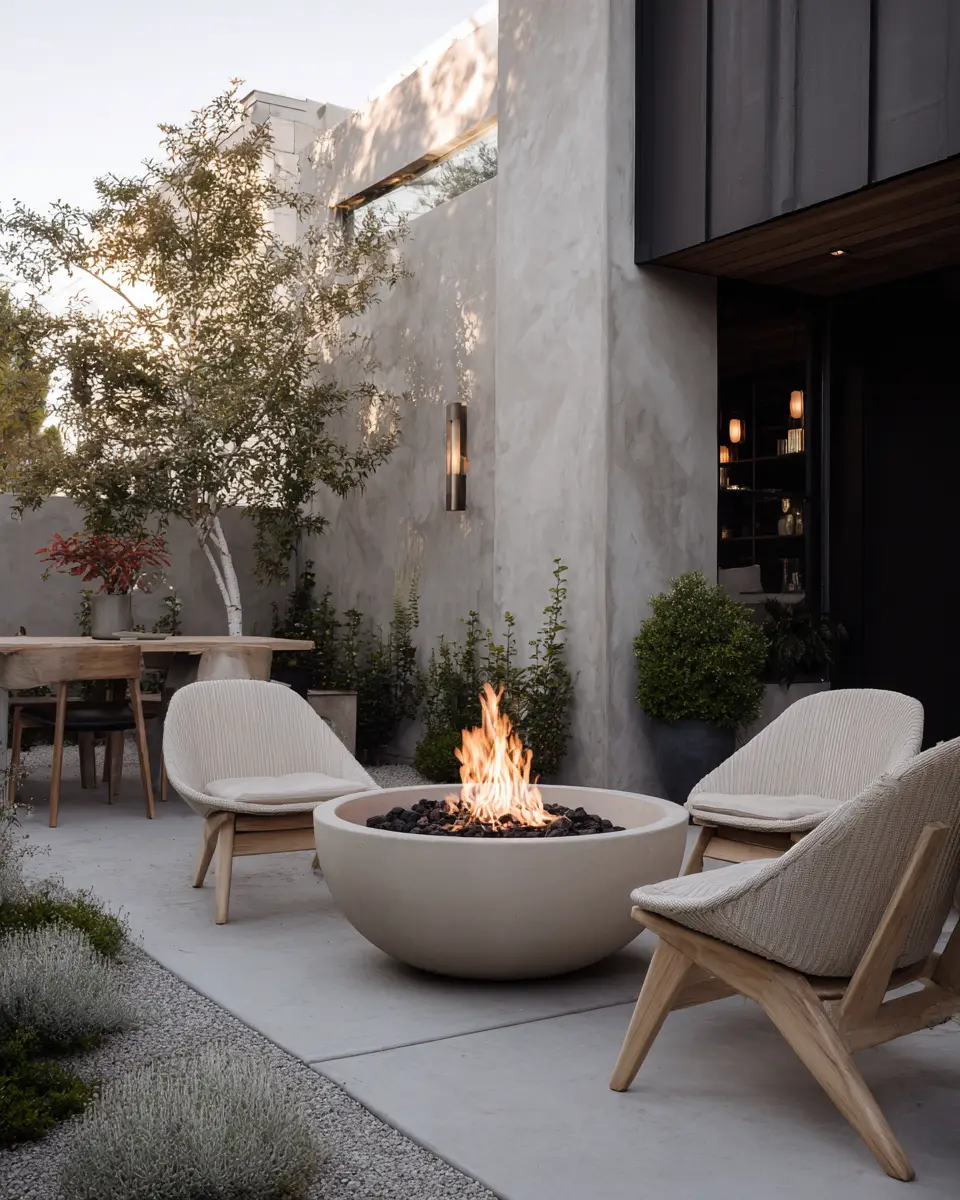Beige Scandinavian Patio Decor Ideas
