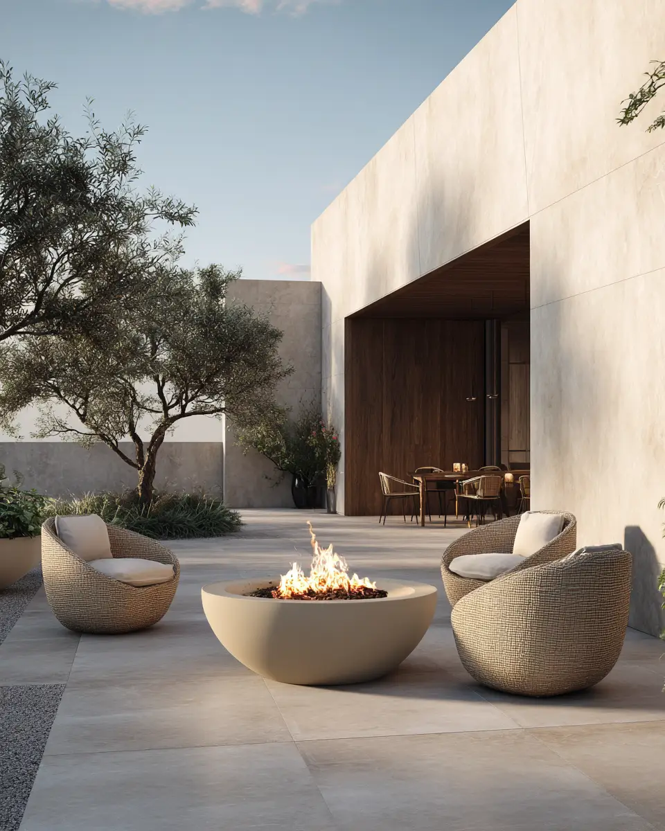 Beige Scandinavian Patio Decor Ideas